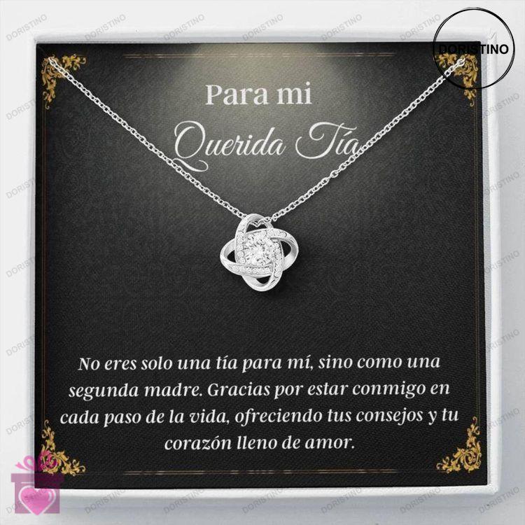 Aunt Necklace Spanish Aunt Necklace  Mejor Tia Gift  Regalos En Espanol  Love To Tia  Latina Aun Doristino Trending Necklace